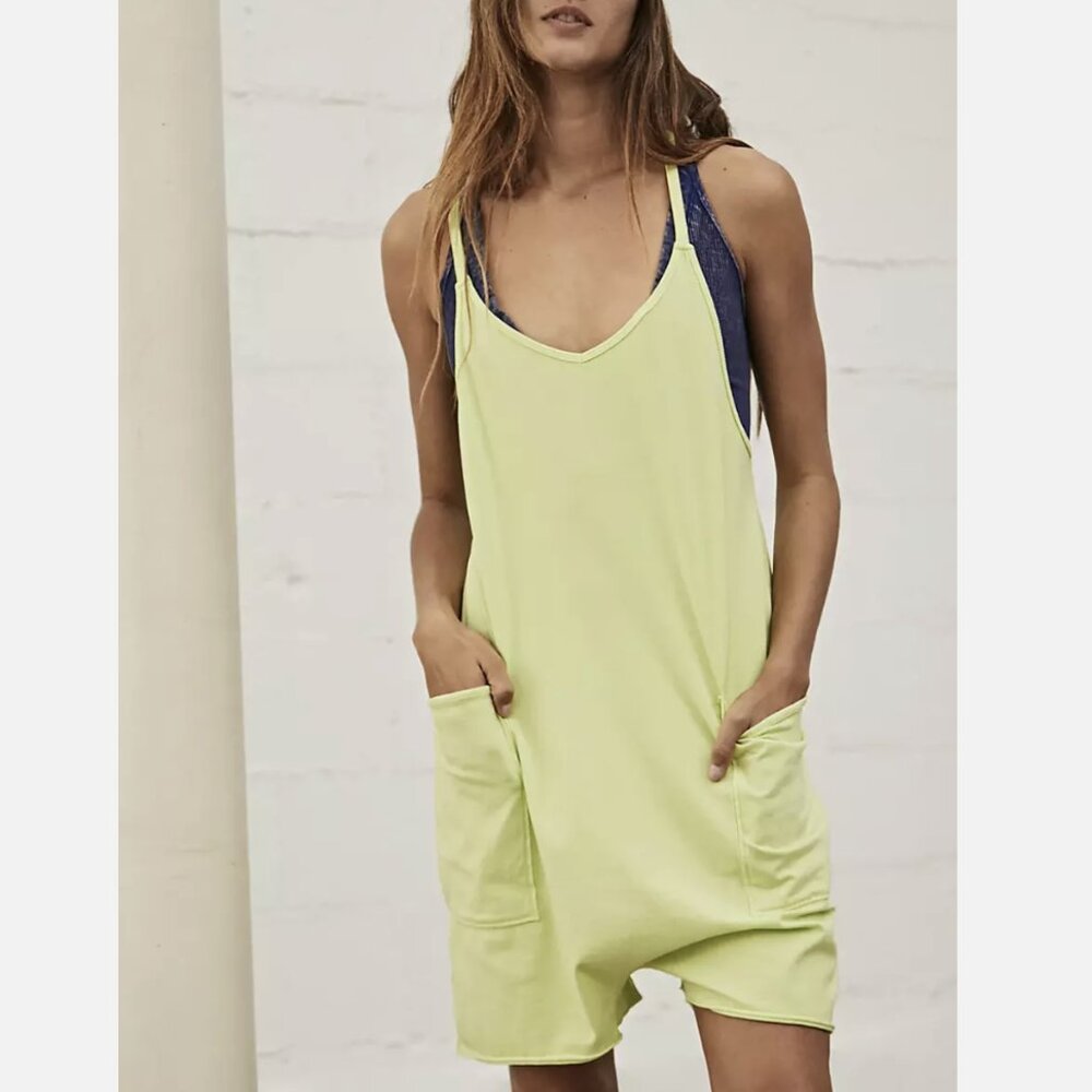 Free People - Movement - Limelight - Hot Shot Romper
